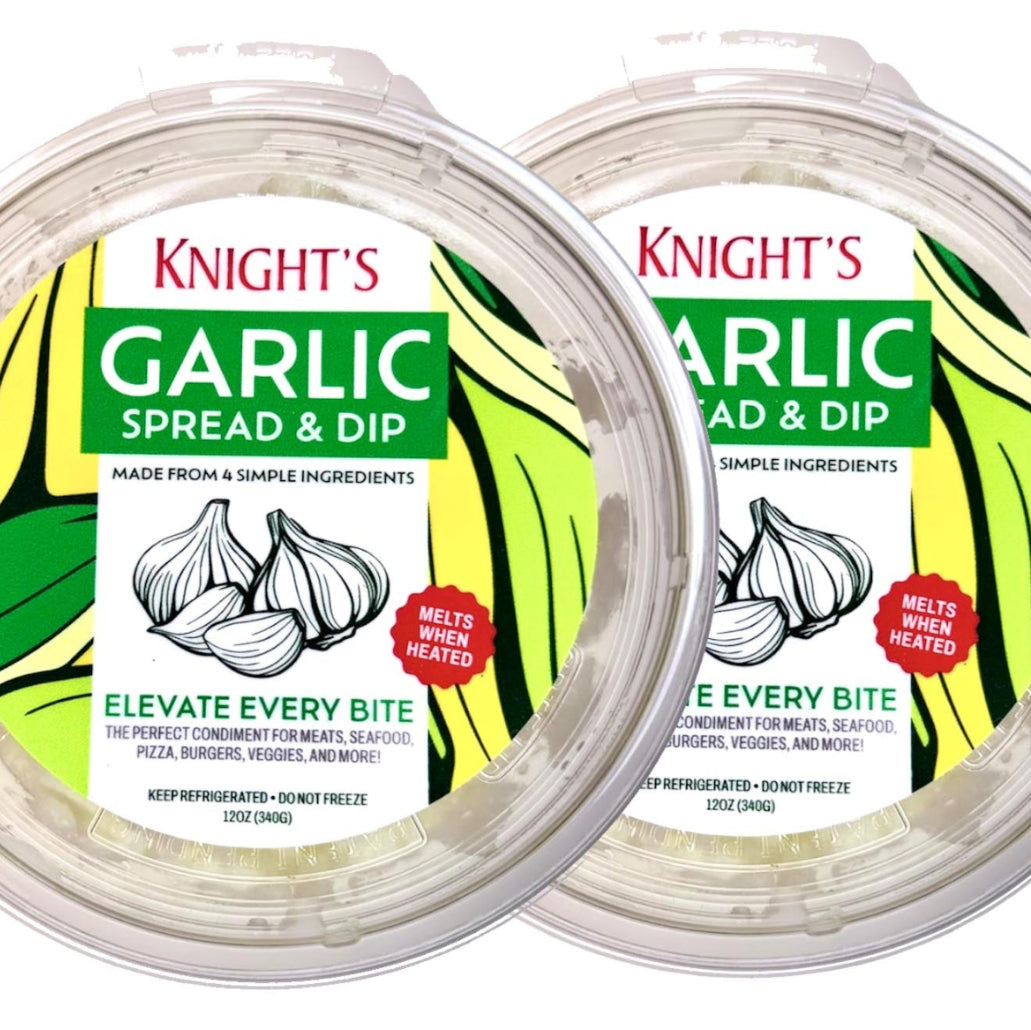 *TRENDING! Value 2 Pack - 12oz Knight's Original Garlic Spread