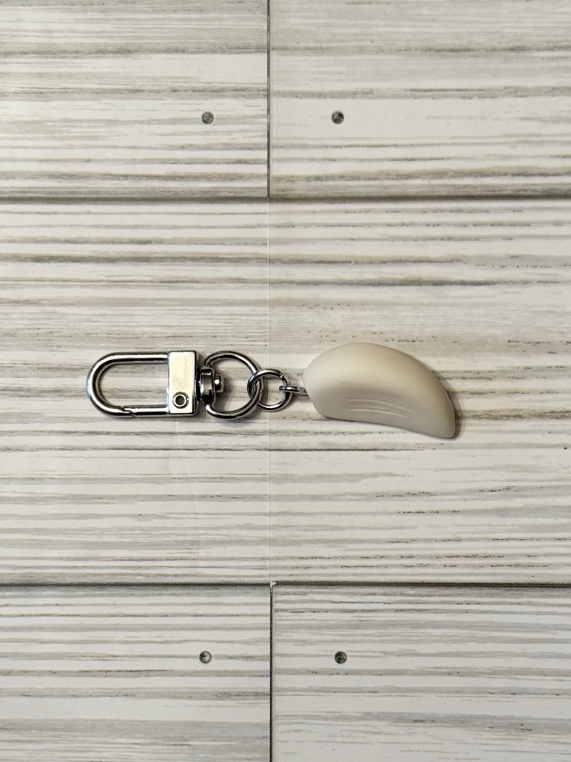 Garlic Clove Keychain