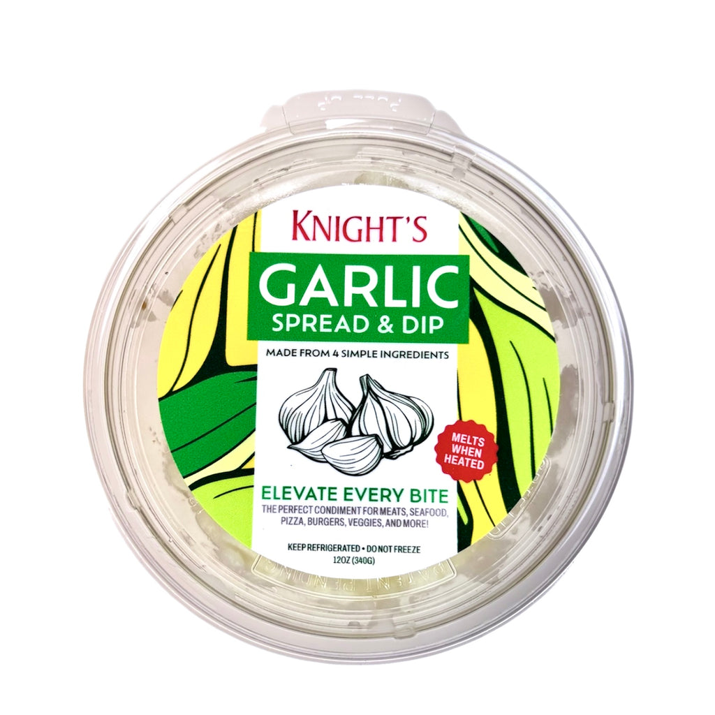 12oz. Premium Knight's Garlic Spread & Dip
